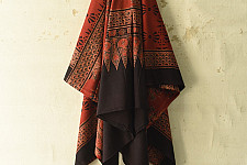 Sakhi . सखी ⁂ Ajrakh Block Printed Pure Cotton Dupatta - 38