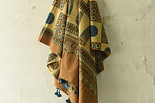 Sakhi . सखी ⁂ Ajrakh Block Printed Pure Cotton Dupatta - 41