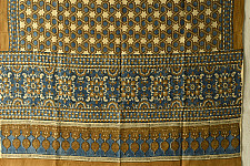 Sakhi . सखी ⁂ Ajrakh Block Printed Pure Cotton Dupatta - 44