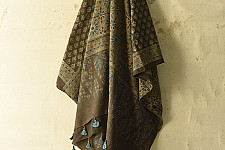 Sakhi . सखी ⁂ Ajrakh Block Printed Pure Cotton Dupatta - 45