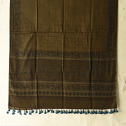 Sakhi . सखी ⁂ Ajrakh Block Printed Pure Cotton Dupatta - 49