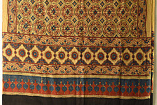 Sakhi . सखी ⁂ Ajrakh Block Printed Pure Cotton Dupatta - 51