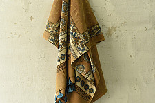 Sakhi . सखी ⁂ Ajrakh Block Printed Pure Cotton Dupatta - 57
