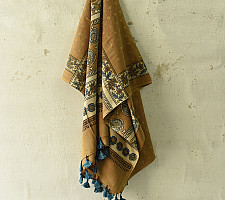 Sakhi . सखी ⁂ Ajrakh Block Printed Pure Cotton Dupatta - 57