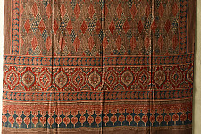 Sakhi . सखी ⁂ Ajrakh Block Printed Pure Cotton Dupatta - 58