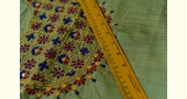 Saheli ☀ Embroidered Slub Silk Dress Material ☀ 49