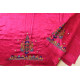 Mashru Blouse Piece Embroidered - Rani Pink