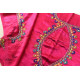 Mashru Blouse Piece Embroidered - Rani Pink