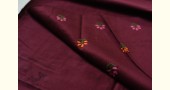 Embroidered Dress Material - - Maroon