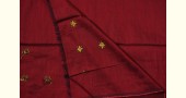 shop Hand Embroidered - kurti Material - Maroon