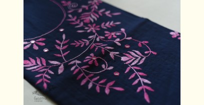 Threads of Love ~ Hand Embroidered - Stitched Kurti Material