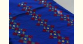 shop Hand Embroidered - Kurta Fabric - Blue