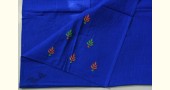 shop Hand Embroidery - Kurti Fabric in Blue Color