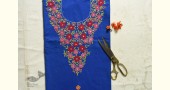 shop Embroidered Dress Material - blue