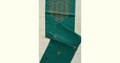 buy Embroidered Dress Material - Green