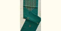 Threads of Love ☀ Embroidered Dress Material - Green