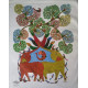 Buy Gond Painting - Elephant - indian art