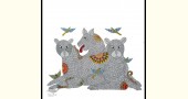 Buy Gond Painting - indian art - Three Tigers