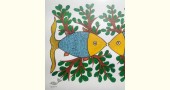 Gond Painting - indian art Fishes 