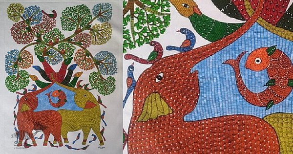 Gond Painting - Hand Painted | Gaatha