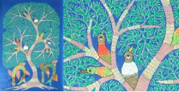 Gond Art ~ Hand Painted Gond Painting - Tree Of Life