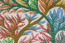 Gond Art ~ Hand Painted Gond Painting - Peahen & Peacock