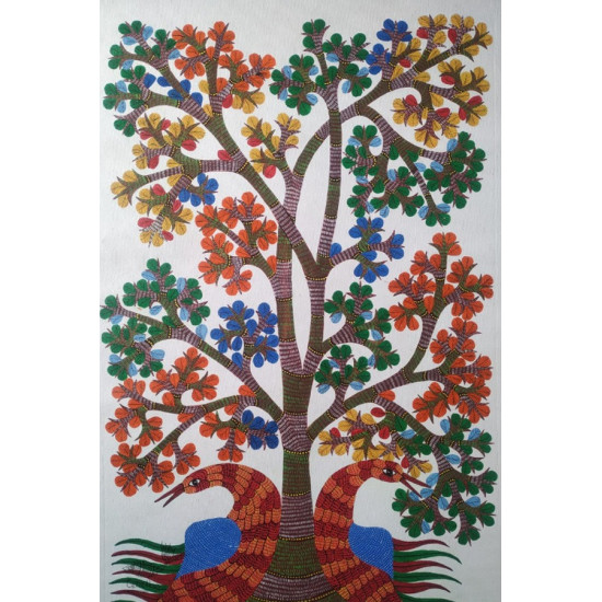 Buy Canvas Painting - Gond Art