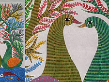 Gond Art | Canvas Gond Painting ( 2 x 3 Feet ) D
