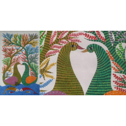 Gond Art | Canvas Gond Painting ( 2 x 3 Feet ) D