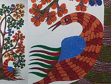 Gond Art | Canvas Painting - Gond Art ( 2 x 3 Feet )