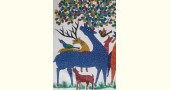 Buy Gond Painting - indian art Deer Family