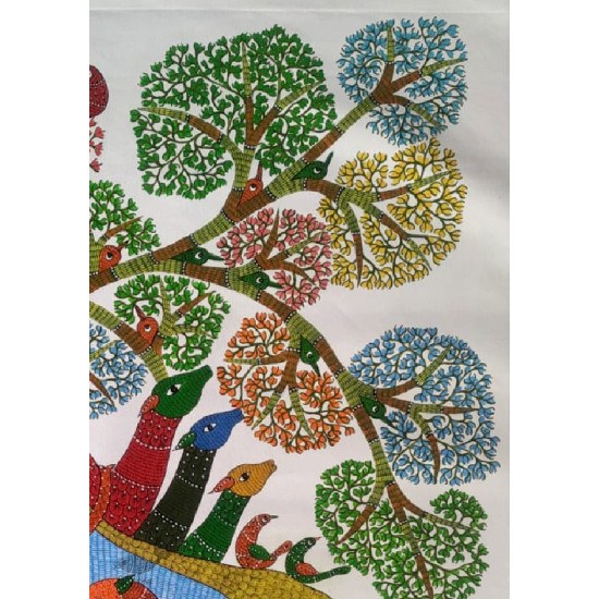 Buy Gond Painting - Elephant - indian art