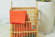 Home Decor Furniture | Rattan Rectangular Laundry Basket