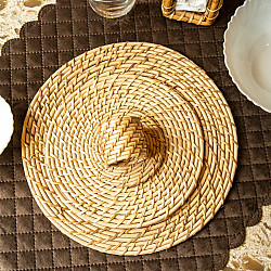 Home Decor Furniture | Rattan Napkin rings (Set of 6)