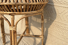 Home Decor Furniture | Cane Wood - Handmade  Cane Damroo Stool