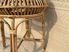 Home Decor Furniture | Cane Wood - Handmade  Cane Damroo Stool