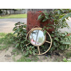 Home Decor Furniture | Cane Wood - Handmade Austere Mirror 