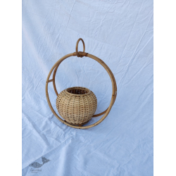 Home Decor Furniture | Cane Wood - Handmade Designer Hanging Planter 