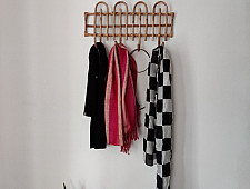 Home Decor Furniture | Cane Wood -  Hook Organiser