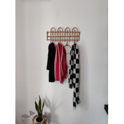 Home Decor Furniture | Cane Wood -  Hook Organiser