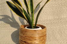 Home Decor Furniture | Cane Wood - Designer Handmade Coiled Planter