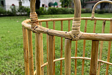 Home Decor Furniture | Cane Wood - Handmade Laundry Basket 
