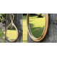 Home Decor Furniture | Cane Wood -  Droplet Mirror 