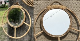 Home Decor Furniture | Cane Wood - Handmade Austere Mirror 