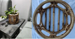 Home Decor Furniture | Cane Wood - Handmade Designer  Classic Planter