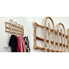 Home Decor Furniture | Cane Wood -  Hook Organiser