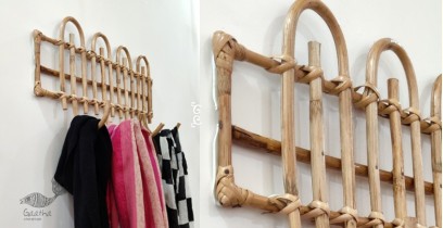 Home Decor Furniture | Cane Wood -  Hook Organiser