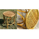 shop handmade designer Woven Side Table 