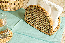 Home Decor Furniture | Rattan Napkin Holder 