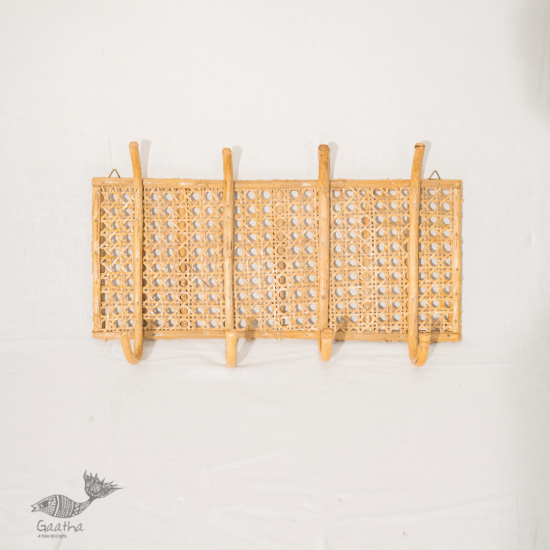 shop handmade designer home decor -  Wicker Hook Organiser 